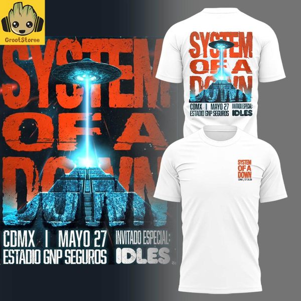 System of a Down SOAD x CDMX 2026 Hoodie T Shirt