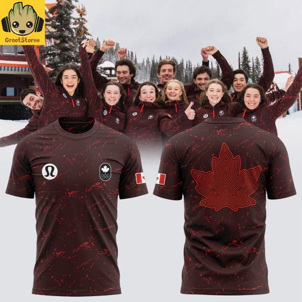 Team Canadas Olympic Winter Milano Cortina 2026 Hoodie T Shirt