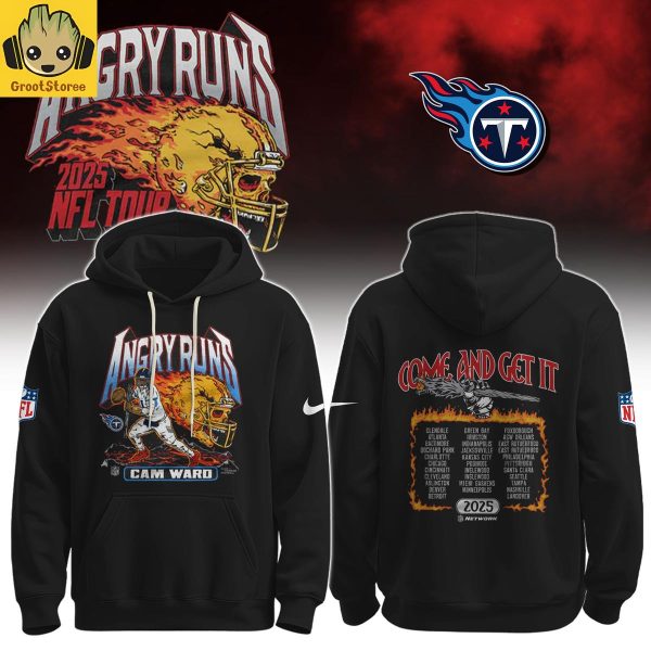 Tennessee Titans x Angry Runs NFL Tour 2025 Hoodie