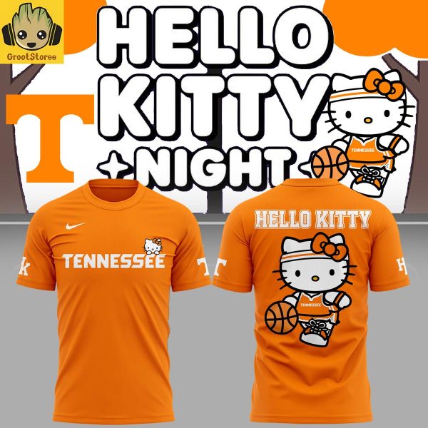 Tennessee Volunteers Basketball x Hello Kitty Night 2025 Hoodie Shirt