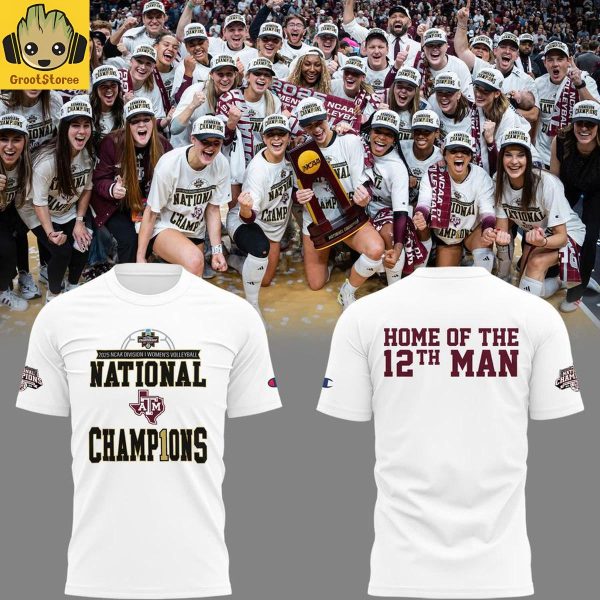 Texas A26M Volleyball Home of the 12th Man National Champions 2025 Hoodie T Shirt 4 p2ccB.jpg
