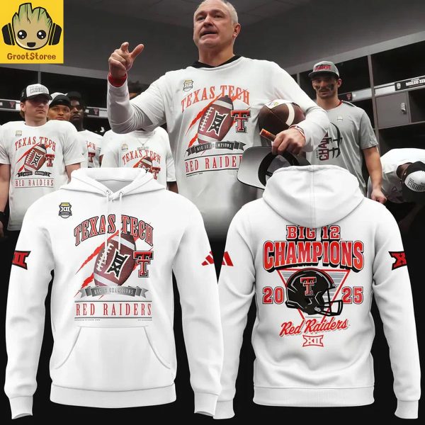 Texas Tech Red Raiders Big 12 Football Champions 2025 Shirt