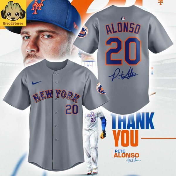 Thank You Pete Alonso – New York Mets Baseball Jersey