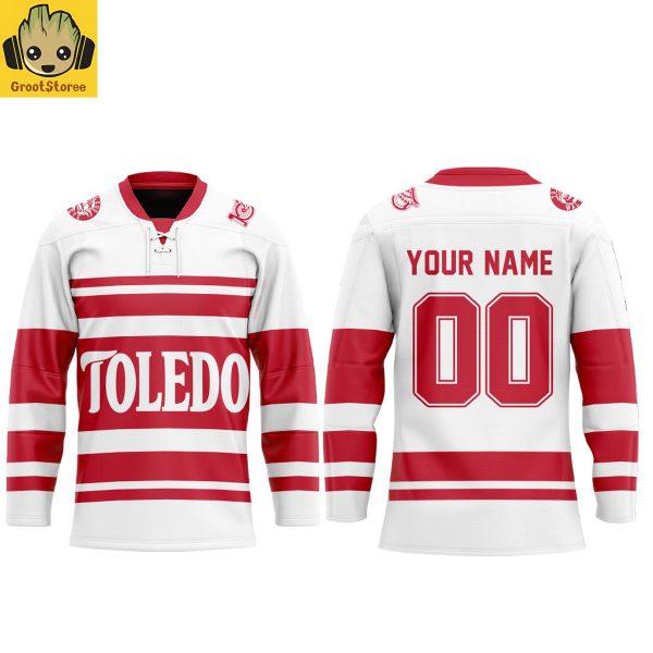Toledo Walleye Red Wings Affiliation Night Personalized Hockey Jersey