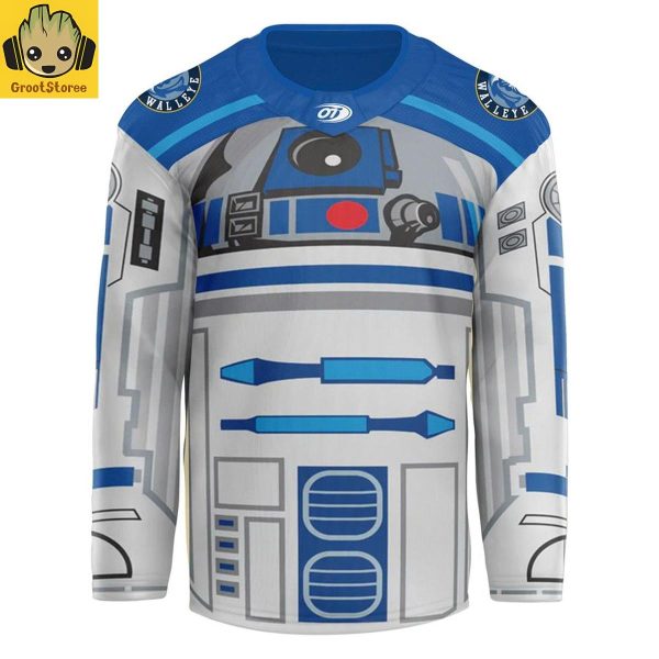 Toledo Walleye x R2 D2 Star Wars Night 2025 Personalized Hockey Jersey