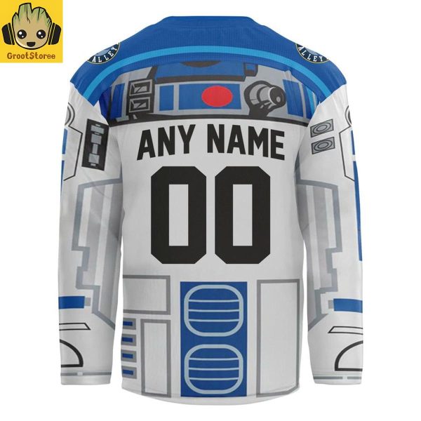 Toledo Walleye x R2 D2 Star Wars Night 2025 Personalized Hockey Jersey