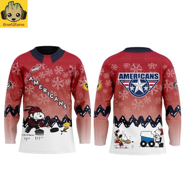 Tri City Americans x Peanuts Snoopy Hockey Jersey