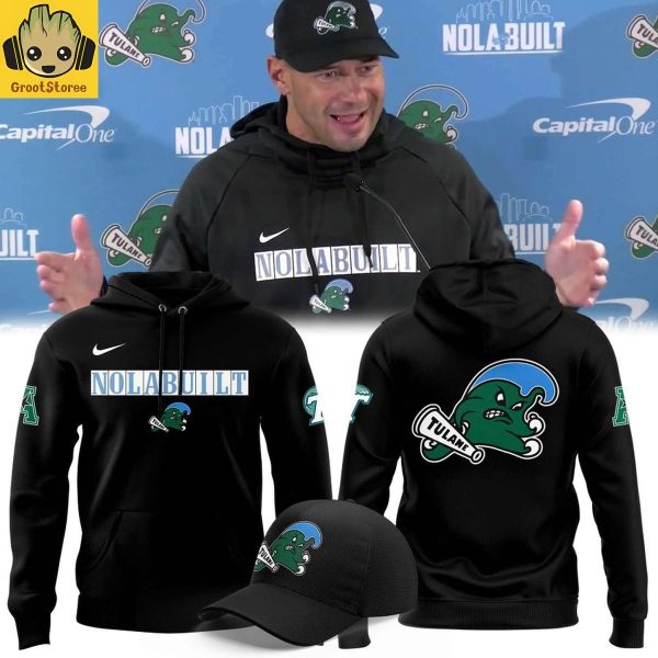 Tulane Green Wave Football Jon Sumrall x NOLA Built 2025 Hoodie