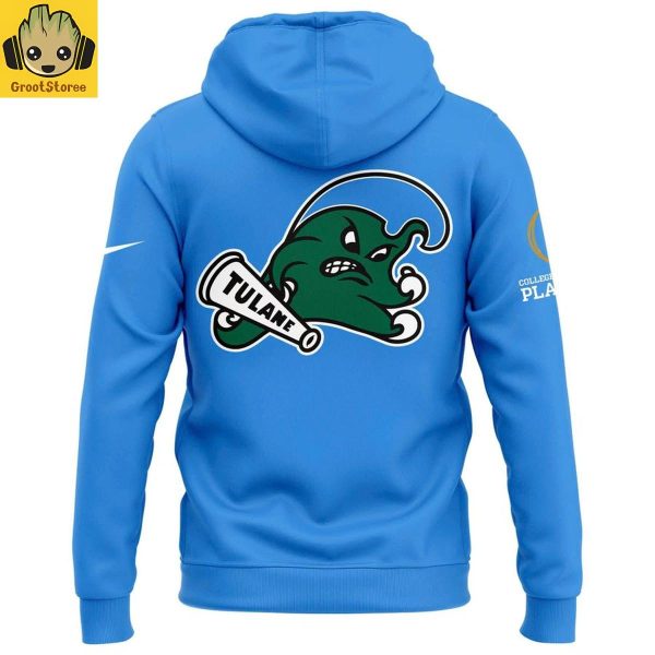 Tulane Vs. No Lane College Football Playoff 2025 Blue Hoodie