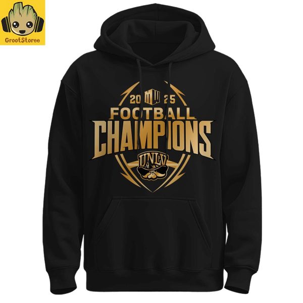 UNLV Rebels Mountain West Champions 2025 Hoodie