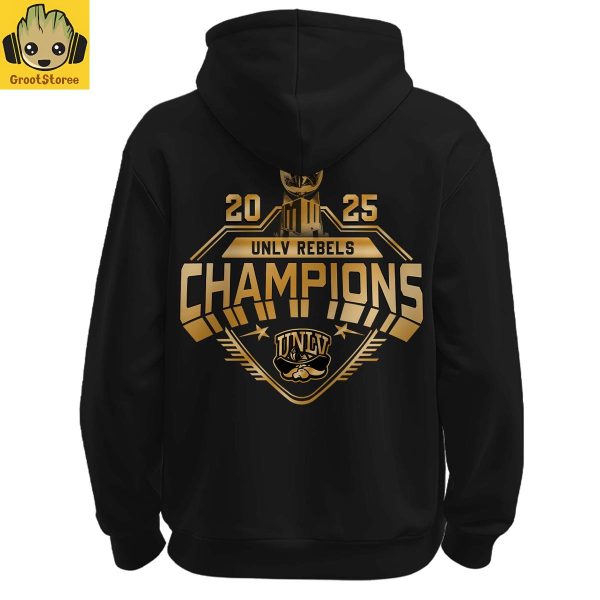 UNLV Rebels Mountain West Champions 2025 Hoodie