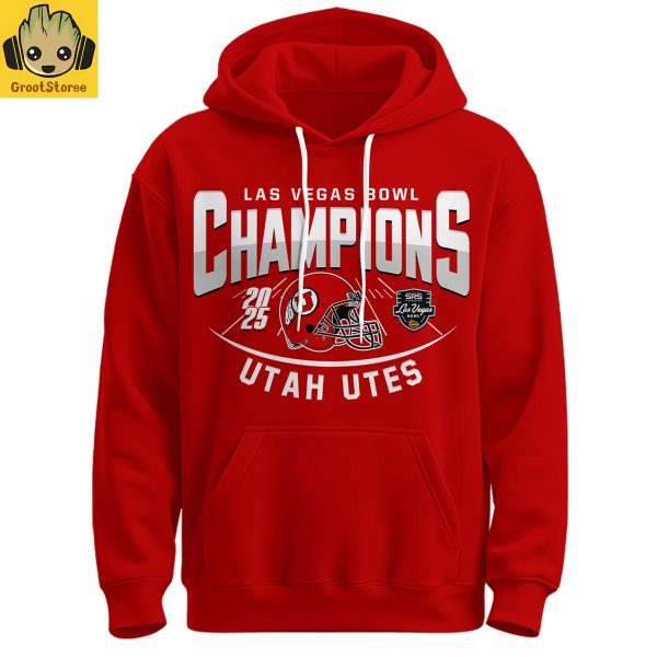 Utah Utes Las Vegas Bowl Champions 2025 Hoodie Shirt