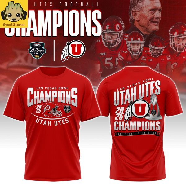 Utah Utes Las Vegas Bowl Champions 2025 Hoodie Shirt