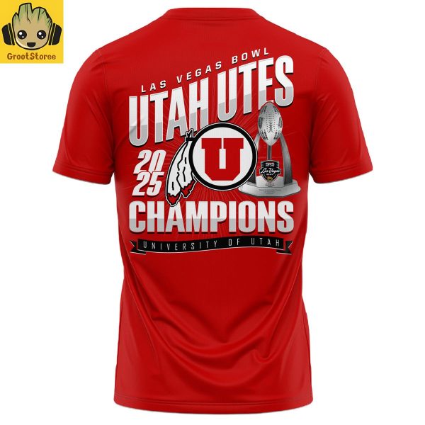 Utah Utes Las Vegas Bowl Champions 2025 Hoodie Shirt