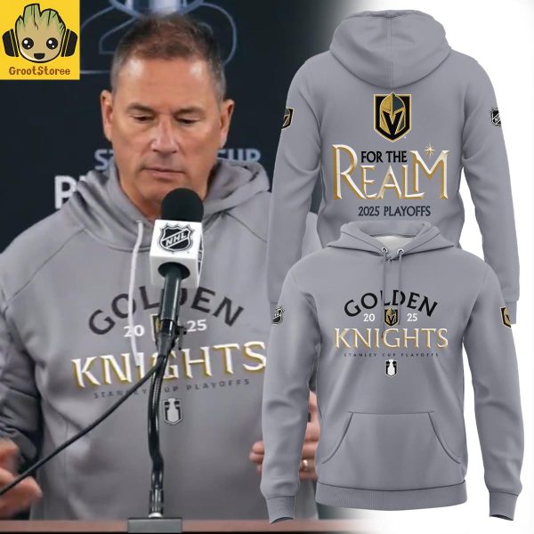 Vegas Golden Knights For the RealM 2025 Playoffs Hoodie