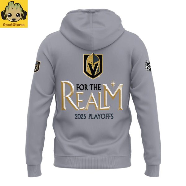 Vegas Golden Knights For the RealM 2025 Playoffs Hoodie