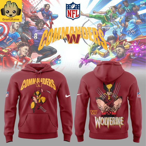 Washington Commanders x Wolverine Hoodie Shirt