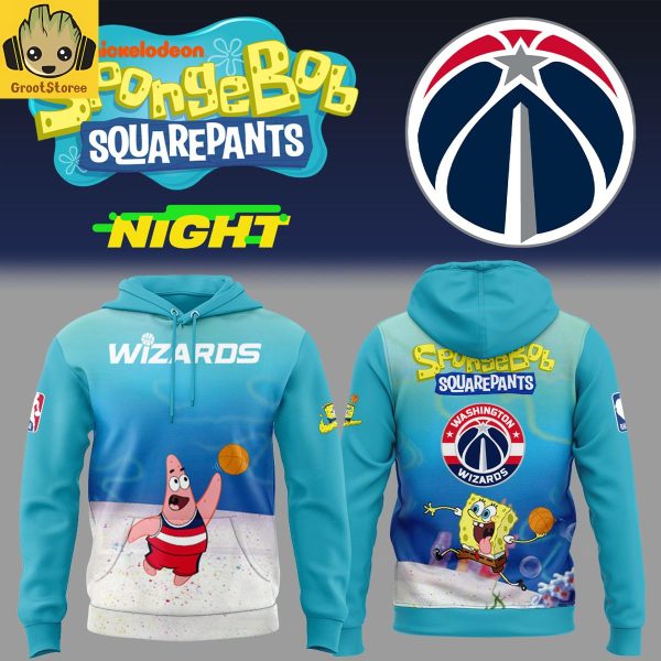 Washington Wizards x SpongeBob Night 2025 Ver 2 Hoodie T Shirt