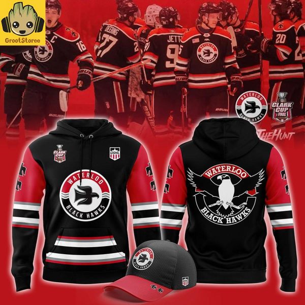 Waterloo Black Hawks Clark Cup Final 2025 Hoodie