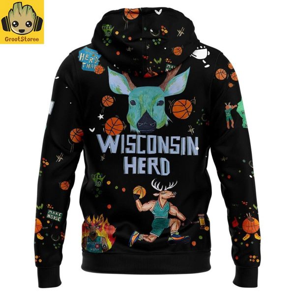 Wisconsin Herd Art Theme by Fan 2025 Hoodie Shirt