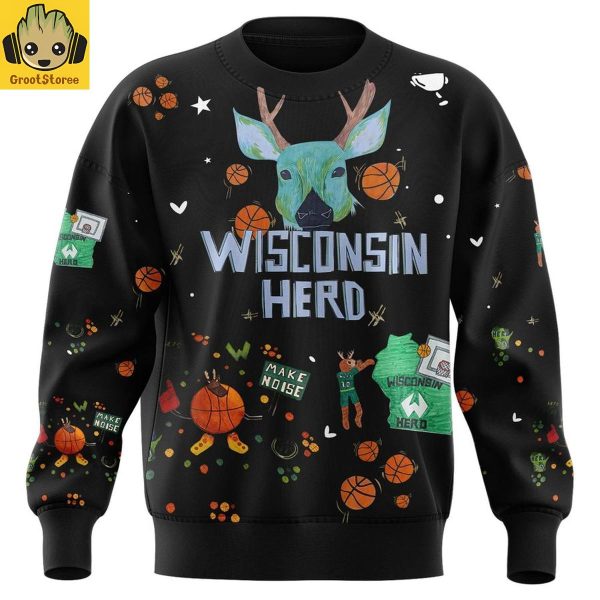 Wisconsin Herd Art Theme by Fan 2025 Hoodie Shirt