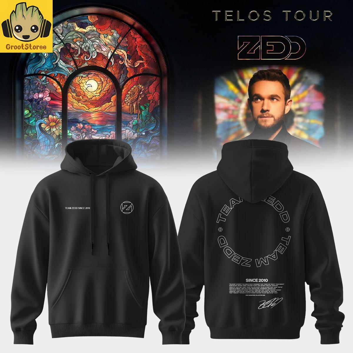 Zedd Telos Tour Team Zedd Since 2010 Hoodie T-Shirt Zedd Telos Tour Team Zedd Since 2010 Hoodie T-Shirt
