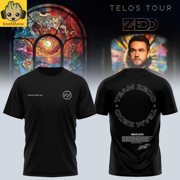 Zedd Telos Tour Team Zedd Since 2010 Hoodie T Shirt