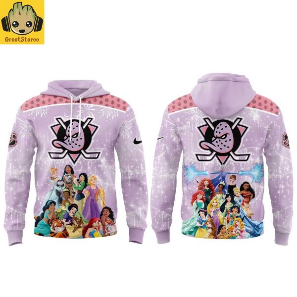 Anaheim Ducks Disney Princess Night Game 2026 Hoodie