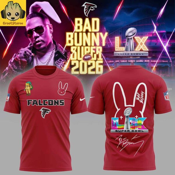 Atlanta Falcons x Bad Bunny Super Bowl LX 2026 Hoodie T Shirt