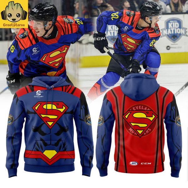 Cleveland Monsters x Superman 2026 Hoodie T Shirt