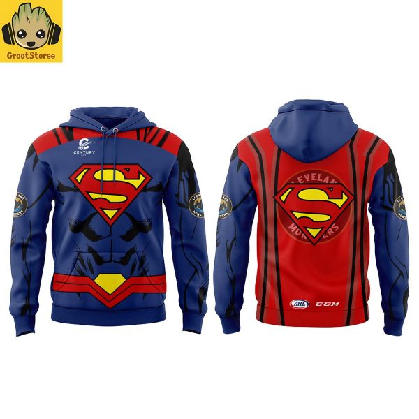 Cleveland Monsters x Superman 2026 Hoodie T Shirt