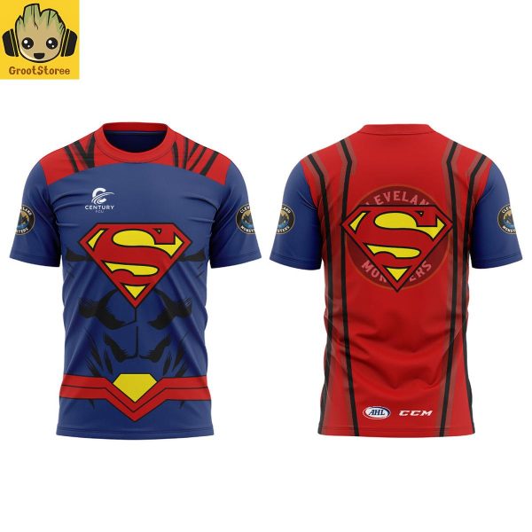 Cleveland Monsters x Superman 2026 Hoodie T Shirt
