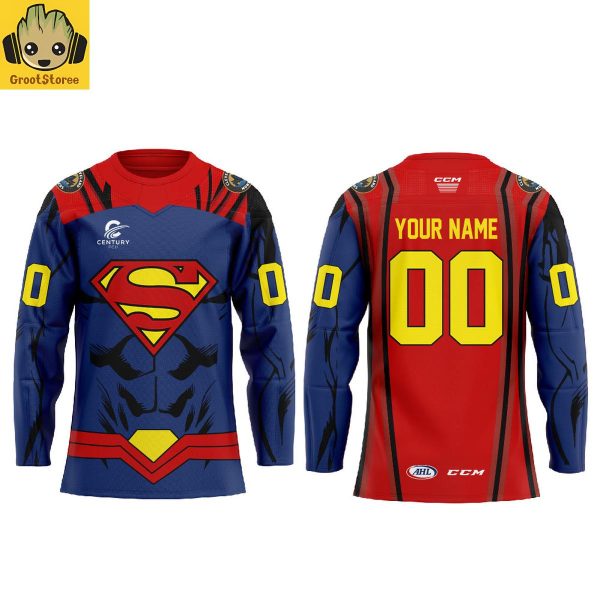 Cleveland Monsters x Superman 2026 Personalized Hockey Jersey