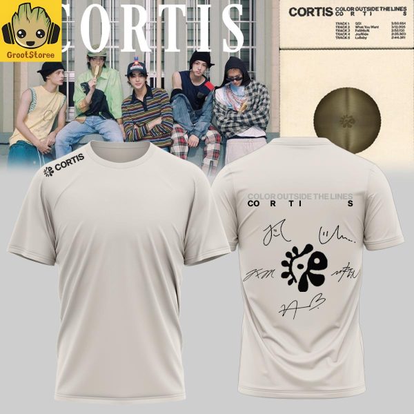 Cortis Color Outside The Lines New Album Beige Hoodie T Shirt