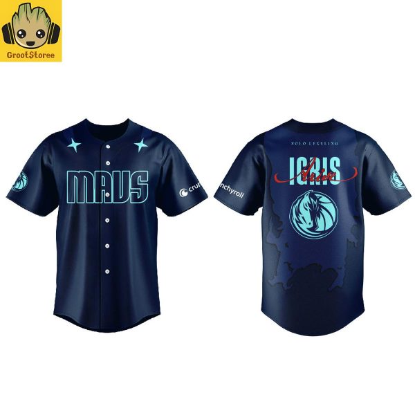 Dallas Mavericks x Solo Leveling Anime Night 2026 Baseball Jersey