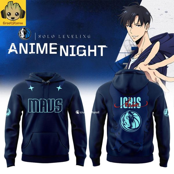 Dallas Mavericks x Solo Leveling Anime Night 2026 Hoodie