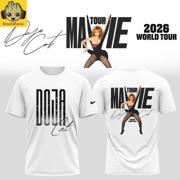 Doja Cat Tour Ma Vie World Tour UK & Europe 2026 White Hoodie T Shirt