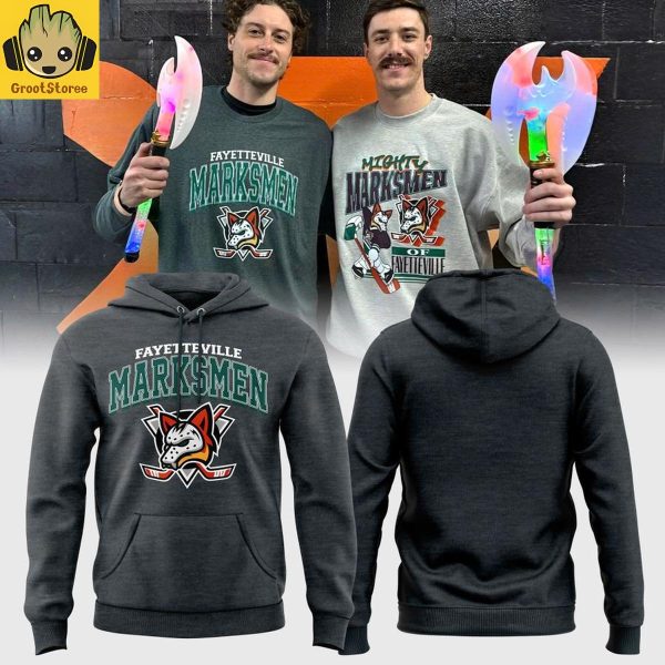 Fayetteville Marksmen Mighty Marksmen 2026 Dark Gray Hoodie Shirt