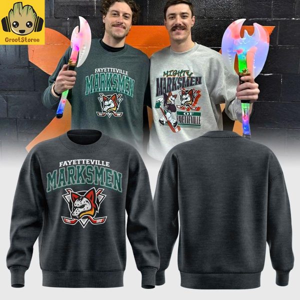 Fayetteville Marksmen Mighty Marksmen 2026 Dark Gray Hoodie Shirt
