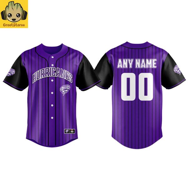 Hobart Hurricanes vs Sydney Thunder Uniform 2026 Personalized Baseball Jersey