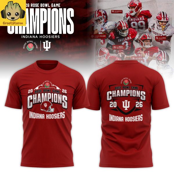 Indiana Hoosiers Rose Bowl Champions 2026 Hoodie Shirt