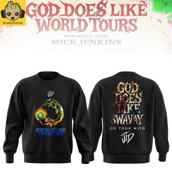 JID God Does Like World Tours 2026 Hoodie Shirt