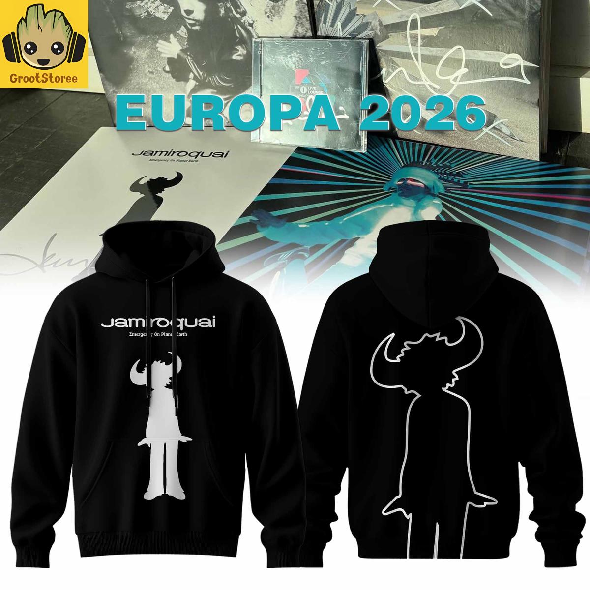 Jamiroquai Europe Tour 2026 Hoodie Shirt Jamiroquai Europe Tour 2026 Hoodie Shirt