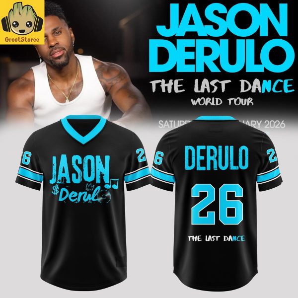 Jason Derulo Last Dance World Tour 2026 Football Jersey