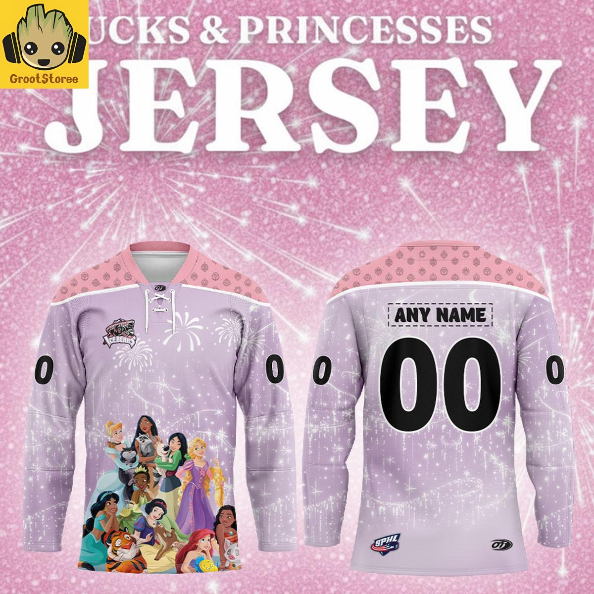 Knoxville Ice Bears x Pucks & Princesses 2026 Personalized Hockey Jersey Knoxville Ice Bears x Pucks & Princesses 2026 Personalized Hockey Jersey