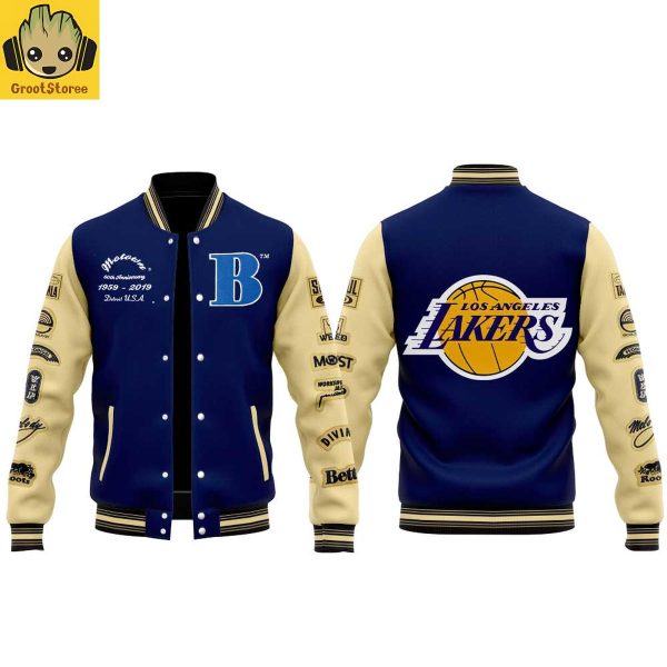 Los Angeles Lakers LeBron James Better Roots Stadium 60th Anniversary Motown Better Baseball Jacket 2 wF8CF.jpg