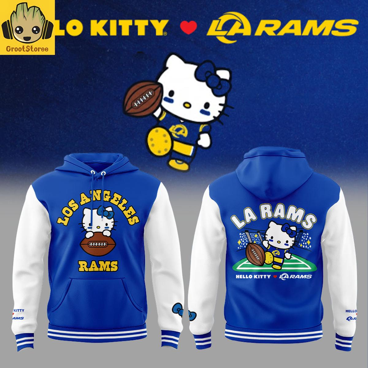Los Angeles Rams x Hello Kitty 2026 Hoodie T-Shirt Los Angeles Rams x Hello Kitty 2026 Hoodie T-Shirt