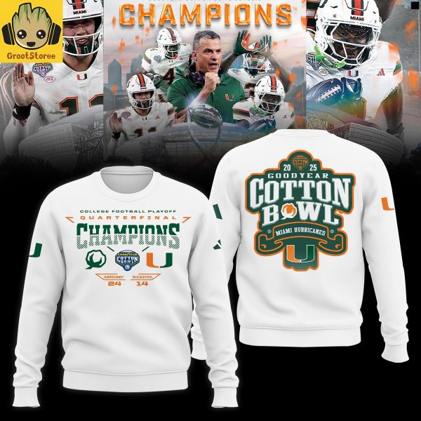 Miami Hurricanes Football Playoff 2025 Goodyear Cotton Bowl Champions Hoodie Shirt 2 wk72t.jpg