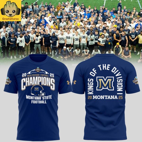Montana State Bobcats NCAA Division Football Champions 2025 Hoodie T Shirt