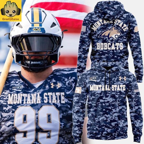 Montana State Football x Military Appreciate Night 2025 Hoodie